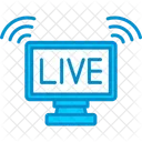 Live Streaming Digital Live Icon