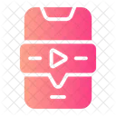 Live Streaming Video Player Icon