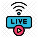 Live Streaming Streaming Live Icon