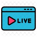 Live Streaming Streaming Live Icon