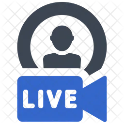 Live streaming  Icon