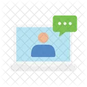 Live Streaming Chat Video Call Video Conference Icon