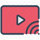 Live Streaming  Icon