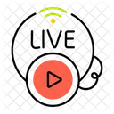 Live Video Live Streaming Video Streaming Icon