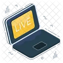 Live Streaming Live Broadcast Live Video Icon