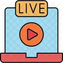 Live Streaming  Icon