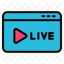 Live Streaming  Icon