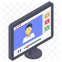 Video Streaming Live Streaming Online Video Icon