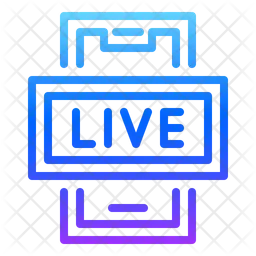 Live Streaming On Mobile Logo Icon