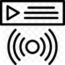 Live-Übertragung  Symbol
