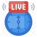 Live-Uhr  Symbol