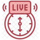 Live-Uhr  Symbol