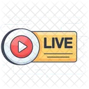 Live Video Video Video Streaming Icon