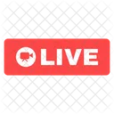 Live Video Live Streaming Live Icon