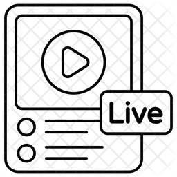 라이브 비디오  아이콘