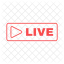 Live Video Play Live Live Video Icon