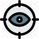 Live Ziel Augenfokus Ansichtsfokus Symbol