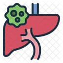 Liver Cancer Medical Icon