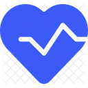 Liver Tracking Heartbeat Cardiogram Icon