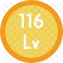 Livermorium Periodic Table Chemistry Icon