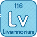 Livermorium Chemistry Periodic Table Icon