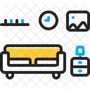Living Couch Furniture Icon