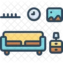 Living Couch Furniture Icon