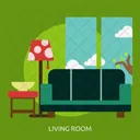 Living Room Building Icon