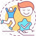 Living a balanced life  Icon