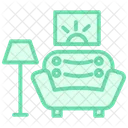 Living Room Color Outline Icon アイコン