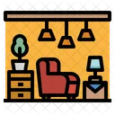 Furniture Household Living Icon