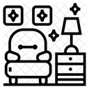 Living Room Cleaning Interior Cleaning Clean Furniture Icon