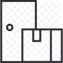 Livraison A Domicile Livraison Porte A Porte Colis Icône