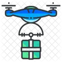 Cadeau Livraison Drone Icon