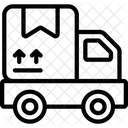 Livraison De Colis Camion Logistique Icône