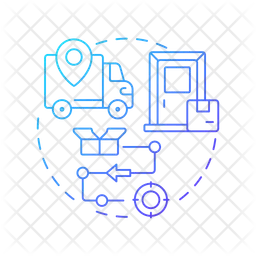 Livraison du dernier kilomètre  Icône