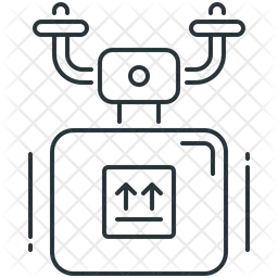 Livraison par drone  Icône