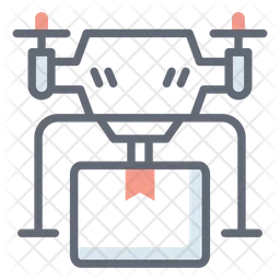 Livraison par drone  Icône