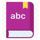 Livre Anglais Livre Abc Livre Educatif Icône