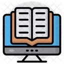 Livre En Ligne Ebook Livre Numerique Icône