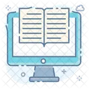 Livre Numerique Ebook Publication Numerique Icône