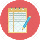 Carnet De Notes Carnet Bloc Notes Icon