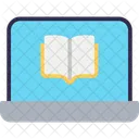 Ebook Livre En Ligne Apprentissage En Ligne Icône