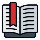 Livro Aberto Biblioteca Literatura Icon