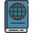 Livro atlas  Ícone