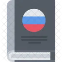 Livro da bandeira da rússia  Ícone