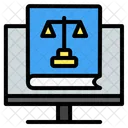 Livro De Direito Ícone