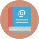 Catalogo De Enderecos Sinal De Arroba Contatos Ícone