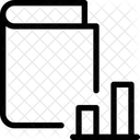 Livro De Estatica Grafico De Barras Estatica Ícone