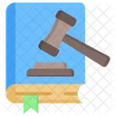 Livro De Direito Justica Educacao Ícone